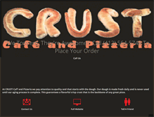 Tablet Screenshot of crustcafeandpizzeria.com